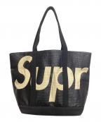 SUPREMEシュプリーム）の古着「トートバッグ」｜ブラック×ベージュ
