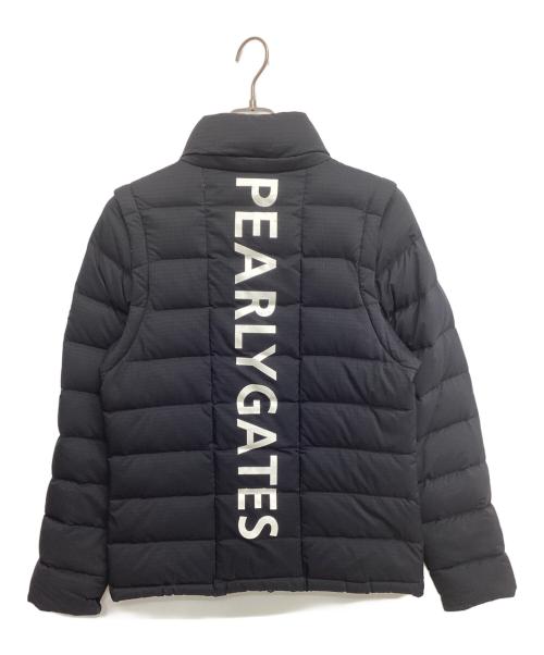 PEARLY GATES（パーリーゲイツ）PEARLY GATES (パーリーゲイツ) ダウンジャケット ブラック サイズ:SIZE4の古着・服飾アイテム