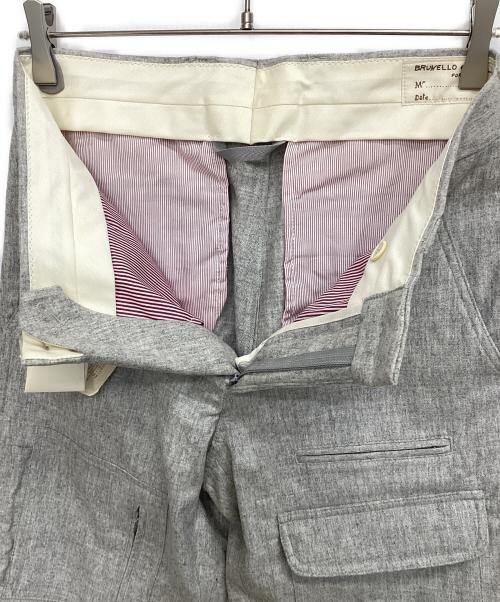 BRUNELLO CUCINELLI（ブルネロクチネリ）BRUNELLO CUCINELLI (ブルネロクチネリ) パンツ グレー サイズ:44の古着・服飾アイテム