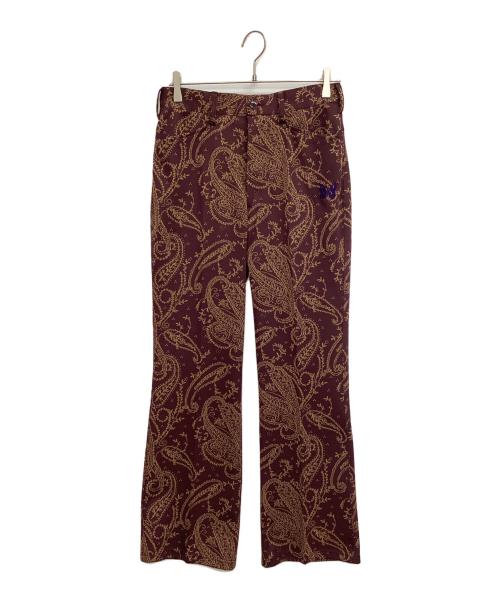 Needles（ニードルズ）Needles (ニードルズ) BOOT-CUT STUDENT PANT ブラウン×ベージュ サイズ:XSの古着・服飾アイテム