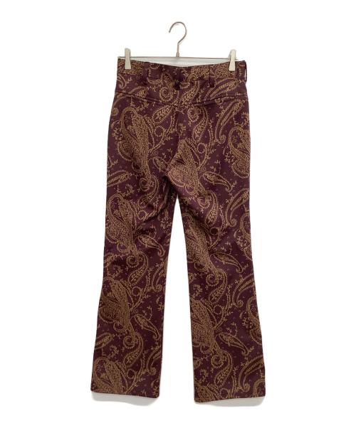 Needles（ニードルズ）Needles (ニードルズ) BOOT-CUT STUDENT PANT ブラウン×ベージュ サイズ:XSの古着・服飾アイテム