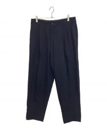 COMME des GARCONS HOMME（コムデギャルソン オム）の古着「ウールスラックス」｜ブラック