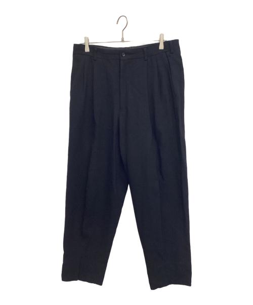 COMME des GARCONS HOMME（コムデギャルソン オム）COMME des GARCONS HOMME (コムデギャルソン オム) ウールスラックス ブラック サイズ:Lの古着・服飾アイテム