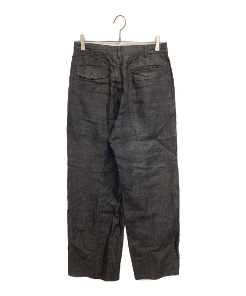 COMME des GARCONS HOMME（コムデギャルソン オム）COMME des GARCONS HOMME (コムデギャルソン オム) リネンパンツ ブラック サイズ:Mの古着・服飾アイテム