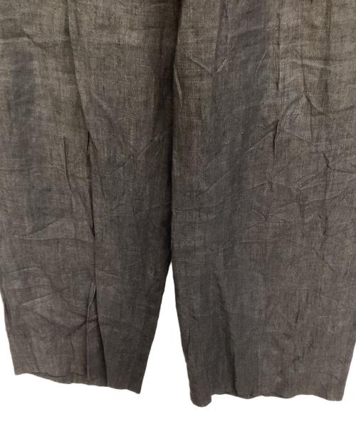 COMME des GARCONS HOMME（コムデギャルソン オム）COMME des GARCONS HOMME (コムデギャルソン オム) リネンパンツ ブラック サイズ:Mの古着・服飾アイテム