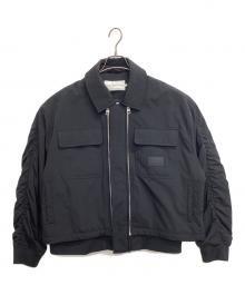 Calvin Klein Jeans（カルバンクラインジーンズ）の古着「2 IN 1 COLLAR JACKET」｜ブラック