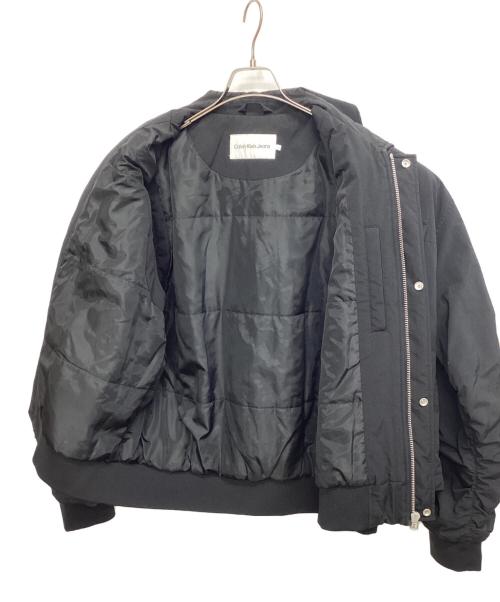 Calvin Klein Jeans（カルバンクラインジーンズ）Calvin Klein Jeans (カルバンクラインジーンズ) 2 IN 1 COLLAR JACKET ブラック サイズ:Lの古着・服飾アイテム