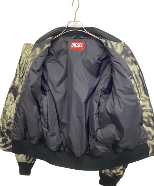 DIESEL（ディーゼル）DIESEL (ディーゼル) J-DUBLEEMA-1ジャケット ブラック×グリーン サイズ:50の古着・服飾アイテム