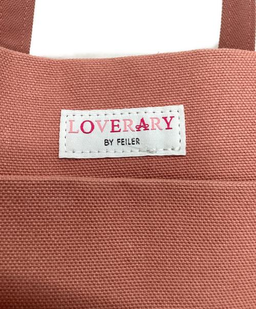 LOVERARY by FEILER（ラブラリー バイ フェイラー）LOVERARY BY FEILER (ラブラリー バイ フェイラー) オールドテディガール ワッペントートバッグ ピンクの古着・服飾アイテム