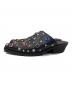 JUNYA WATANABE COMME des GARCONS ((ジュンヤワタナベ コムデギャルソン) Studs leather sandals　レザーサンダル ブラック サイズ:M：8000円
