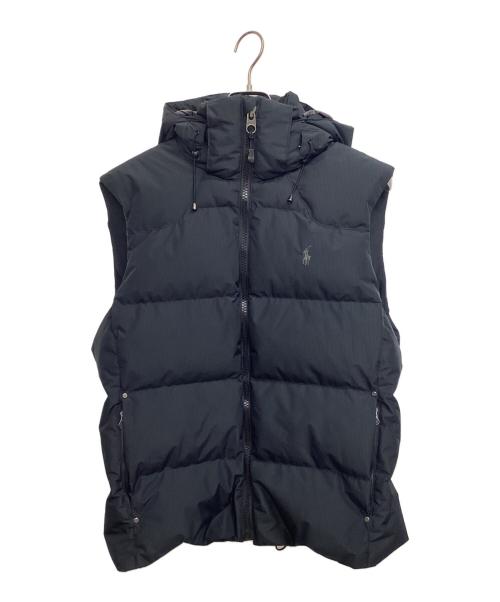 POLO RALPH LAUREN（ポロ・ラルフローレン）POLO RALPH LAUREN (ポロ・ラルフローレン) ダウンベスト ブラック サイズ:Lの古着・服飾アイテム