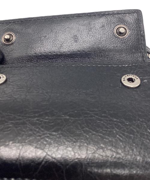 BALENCIAGA（バレンシアガ）BALENCIAGA (バレンシアガ) 2つ折り財布 ブラックの古着・服飾アイテム