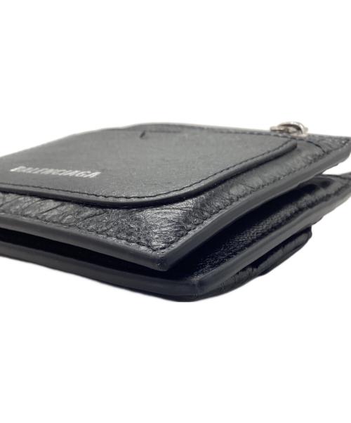 BALENCIAGA（バレンシアガ）BALENCIAGA (バレンシアガ) 2つ折り財布 ブラックの古着・服飾アイテム