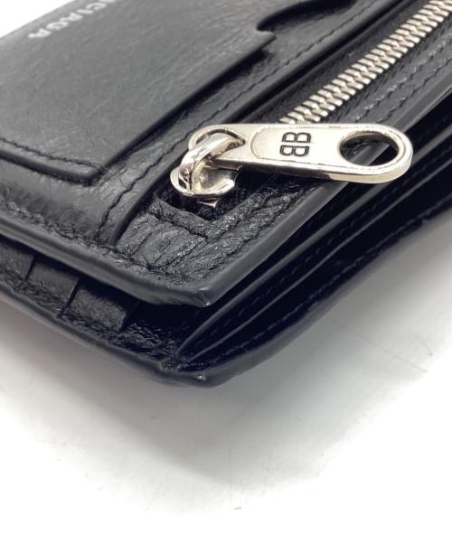 BALENCIAGA（バレンシアガ）BALENCIAGA (バレンシアガ) 2つ折り財布 ブラックの古着・服飾アイテム