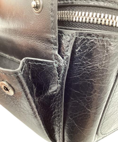 BALENCIAGA（バレンシアガ）BALENCIAGA (バレンシアガ) 2つ折り財布 ブラックの古着・服飾アイテム