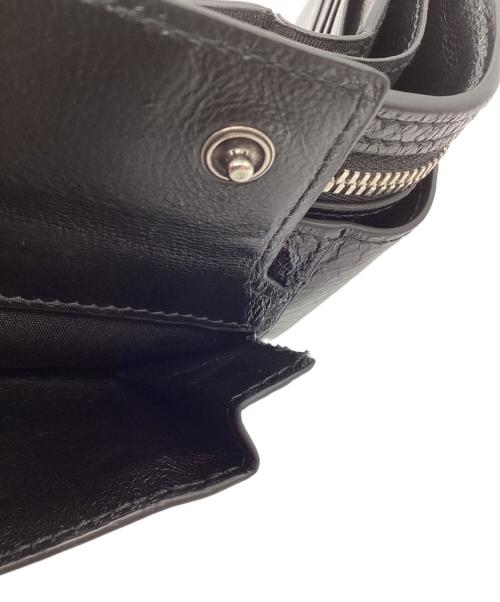 BALENCIAGA（バレンシアガ）BALENCIAGA (バレンシアガ) 2つ折り財布 ブラックの古着・服飾アイテム