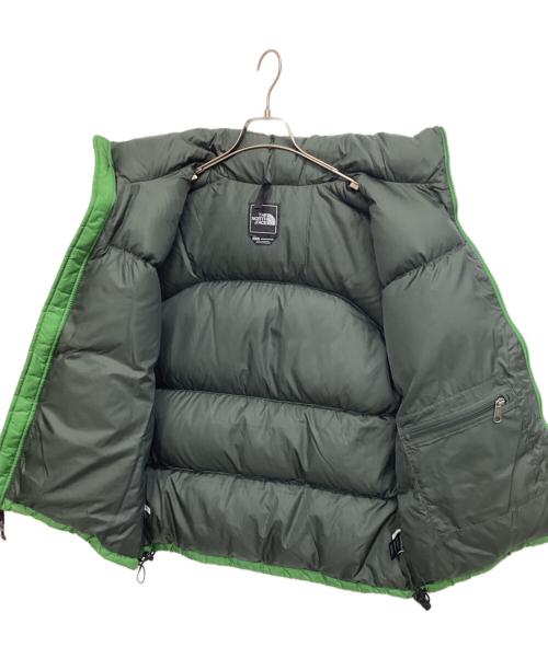 THE NORTH FACE（ザ ノース フェイス）THE NORTH FACE (ザ ノース フェイス) ヌプシダウンベスト グリーン×ブラック サイズ:Mの古着・服飾アイテム