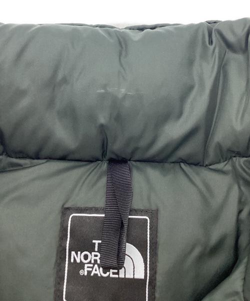 THE NORTH FACE（ザ ノース フェイス）THE NORTH FACE (ザ ノース フェイス) ヌプシダウンベスト グリーン×ブラック サイズ:Mの古着・服飾アイテム
