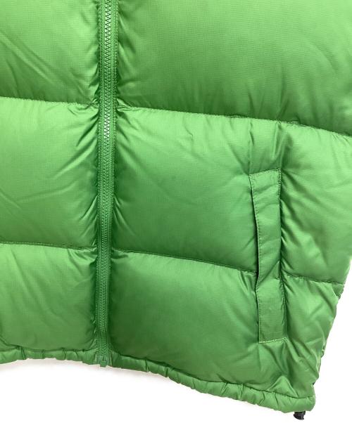 THE NORTH FACE（ザ ノース フェイス）THE NORTH FACE (ザ ノース フェイス) ヌプシダウンベスト グリーン×ブラック サイズ:Mの古着・服飾アイテム