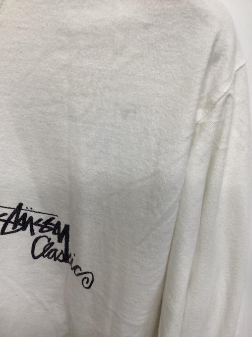 stussy（ステューシー）stussy (ステューシー) ロングスリーブTシャツ ホワイト サイズ:Lの古着・服飾アイテム