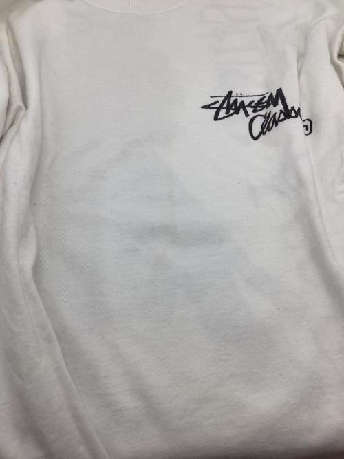 stussy（ステューシー）stussy (ステューシー) ロングスリーブTシャツ ホワイト サイズ:Lの古着・服飾アイテム