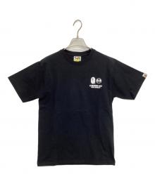 BAPE BY A BATHING APE×Hebru Brantley（ベイプバイアベイシングエイプ×ヘブル・ブラントリー）の古着「半袖Tシャツ」｜ブラック