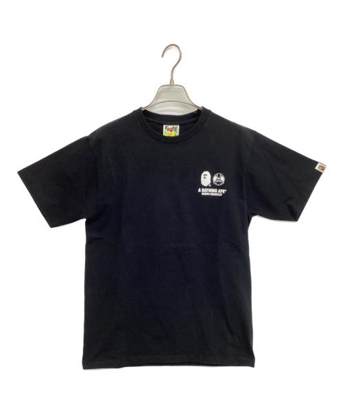BAPE BY A BATHING APE（ベイプバイアベイシングエイプ）BAPE BY A BATHING APE (ベイプバイアベイシングエイプ) HEBRU BRANTLEY (ヘブル・ブラントリー) 半袖Tシャツ ブラック サイズ:Mの古着・服飾アイテム