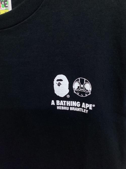 BAPE BY A BATHING APE（ベイプバイアベイシングエイプ）BAPE BY A BATHING APE (ベイプバイアベイシングエイプ) HEBRU BRANTLEY (ヘブル・ブラントリー) 半袖Tシャツ ブラック サイズ:Mの古着・服飾アイテム