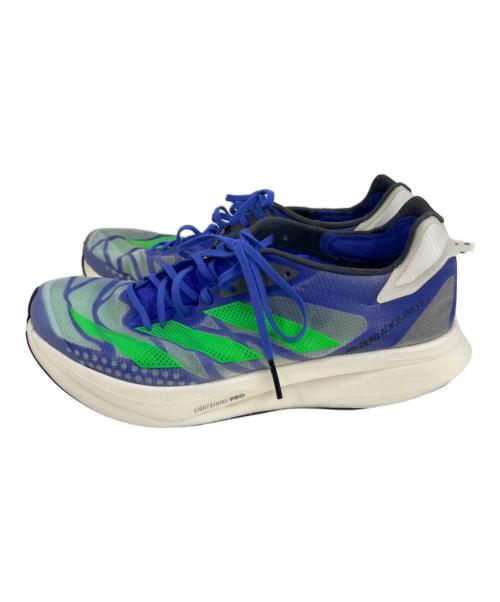 adidas（アディダス）adidas (アディダス) ADIZERO ADIOS PRO 2 US9 グリーン×ブルー サイズ:27の古着・服飾アイテム