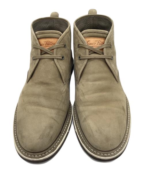 LOUIS VUITTON（ルイ ヴィトン）LOUIS VUITTON (ルイ ヴィトン) チャッカーブーツ ベージュ サイズ:8の古着・服飾アイテム