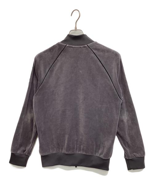 adidas（アディダス）adidas (アディダス) SST アディカラー ベロア トラックトップ グレー サイズ:Mの古着・服飾アイテム