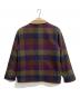 L.L.Bean (エルエルビーン) ウールチェックコート パープル×グリーン サイズ:M：7000円