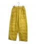 ISSEY MIYAKE PERMANENTE（イッセイミヤケ ペルマネンテ）の古着「リネンパンツ」｜イエロー