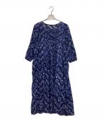 45rpm45アールピーエム）の古着「半袖ワンピース」｜インディゴ