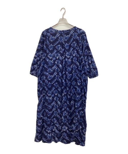 45rpm（45アールピーエム）45rpm (45アールピーエム) 半袖ワンピース インディゴの古着・服飾アイテム