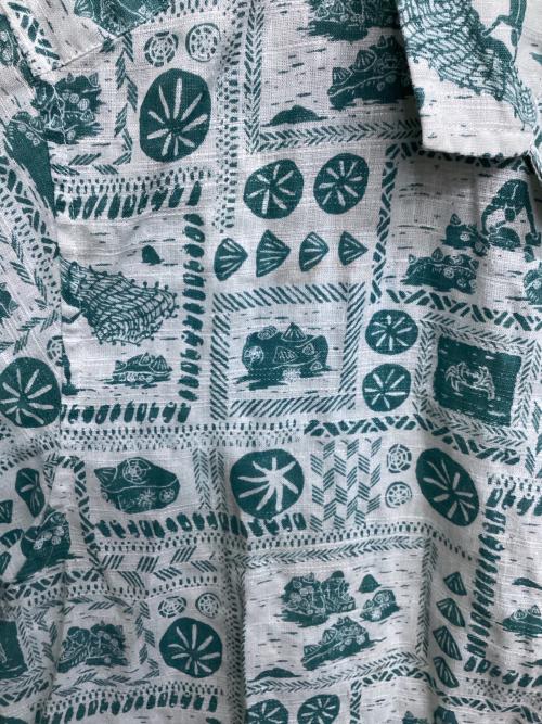 Patagonia（パタゴニア）Patagonia (パタゴニア) アロハシャツ グリーン サイズ:Mの古着・服飾アイテム