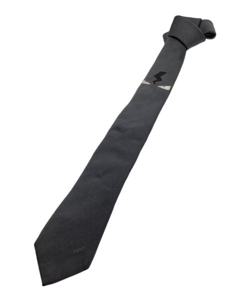 FENDI（フェンディ）FENDI (フェンディ) ネクタイ グレー サイズ:記載なしの古着・服飾アイテム