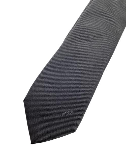 FENDI（フェンディ）FENDI (フェンディ) ネクタイ グレー サイズ:記載なしの古着・服飾アイテム