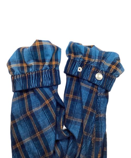 KEBOZ（ケボズ）KEBOZ (ケボズ) ジップコーデュロイジャケット ブルー サイズ:XLの古着・服飾アイテム