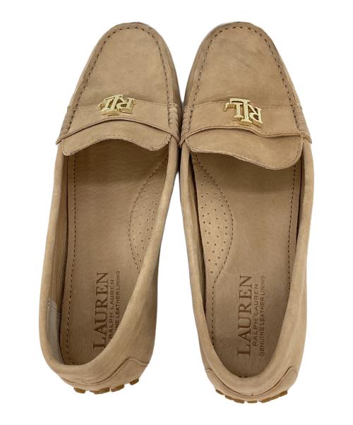 LAUREN RALPH LAUREN（ローレン ラルフ ローレン）LAUREN RALPH LAUREN (ローレン ラルフ ローレン) ローファー ベージュ サイズ:ＵＳ7.5の古着・服飾アイテム