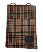 PORTER×MARNIポーター×マルニ）の古着「ポーチ」｜グリーン×オレンジ
