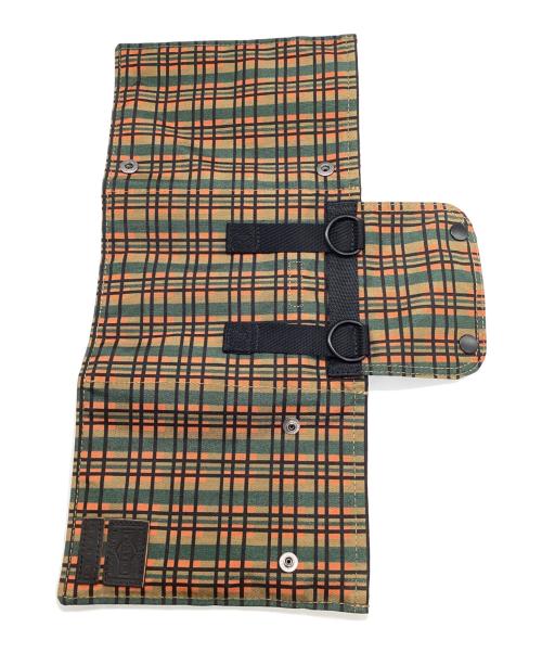 PORTER（ポーター）PORTER (ポーター) MARNI (マルニ) ポーチ グリーン×オレンジの古着・服飾アイテム