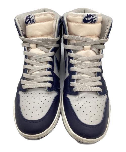 NIKE（ナイキ）NIKE (ナイキ) ハイカットスニーカー グレー×ネイビー サイズ:26.0の古着・服飾アイテム