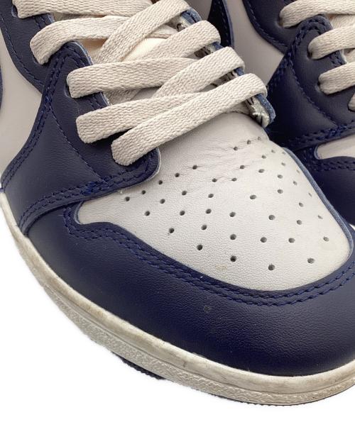 NIKE（ナイキ）NIKE (ナイキ) ハイカットスニーカー グレー×ネイビー サイズ:26.0の古着・服飾アイテム