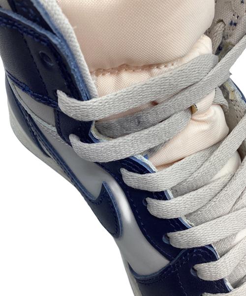 NIKE（ナイキ）NIKE (ナイキ) ハイカットスニーカー グレー×ネイビー サイズ:26.0の古着・服飾アイテム