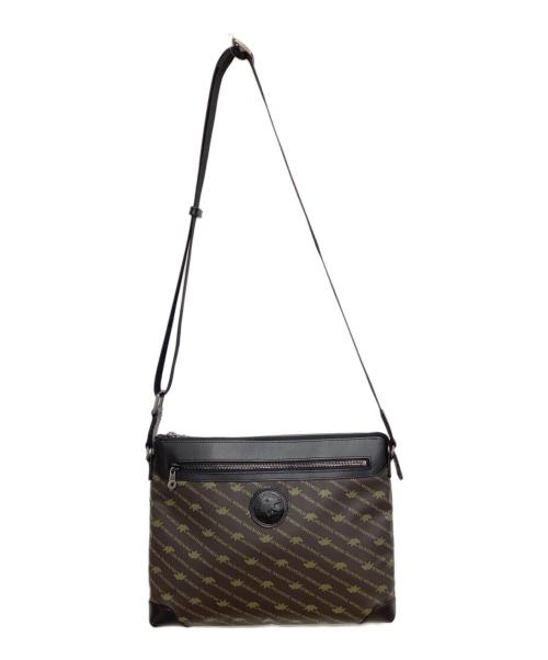 HUNTING WORLD（ハンティングワールド）HUNTING WORLD (ハンティングワールド) ショルダーバッグ ブラウン×ブラックの古着・服飾アイテム