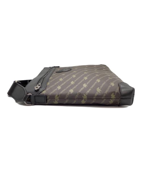 HUNTING WORLD（ハンティングワールド）HUNTING WORLD (ハンティングワールド) ショルダーバッグ ブラウン×ブラックの古着・服飾アイテム