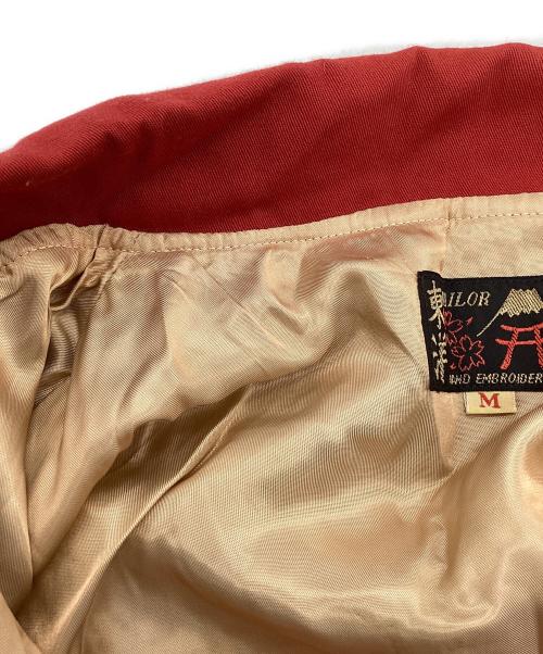 東洋エンタープライズ（トウヨウエンタープライズ）東洋エンタープライズ (トウヨウエンタープライズ) 刺繍ベトジャン レッド サイズ:Mの古着・服飾アイテム