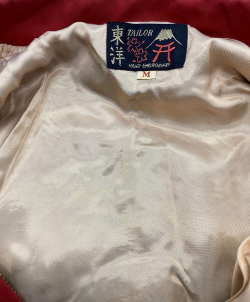 東洋エンタープライズ（トウヨウエンタープライズ）東洋エンタープライズ (トウヨウエンタープライズ) 刺繍ベトジャン レッド サイズ:Mの古着・服飾アイテム