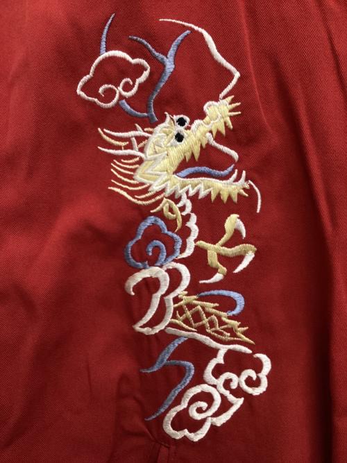 東洋エンタープライズ（トウヨウエンタープライズ）東洋エンタープライズ (トウヨウエンタープライズ) 刺繍ベトジャン レッド サイズ:Mの古着・服飾アイテム